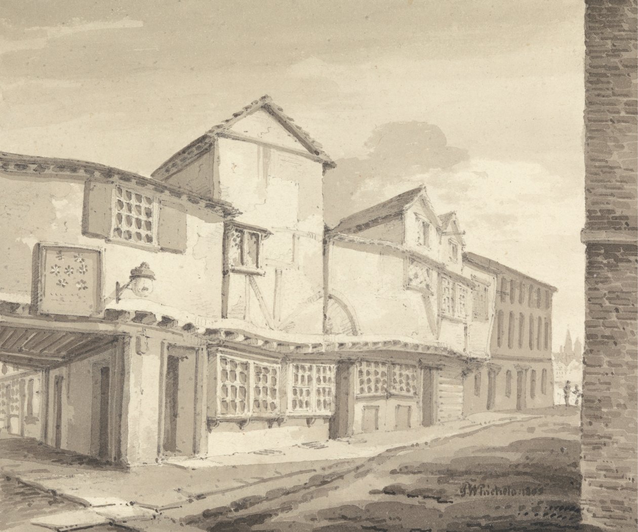 Część klasztoru św. Zbawiciela w Southwark autorstwa C. John M. Whichelo