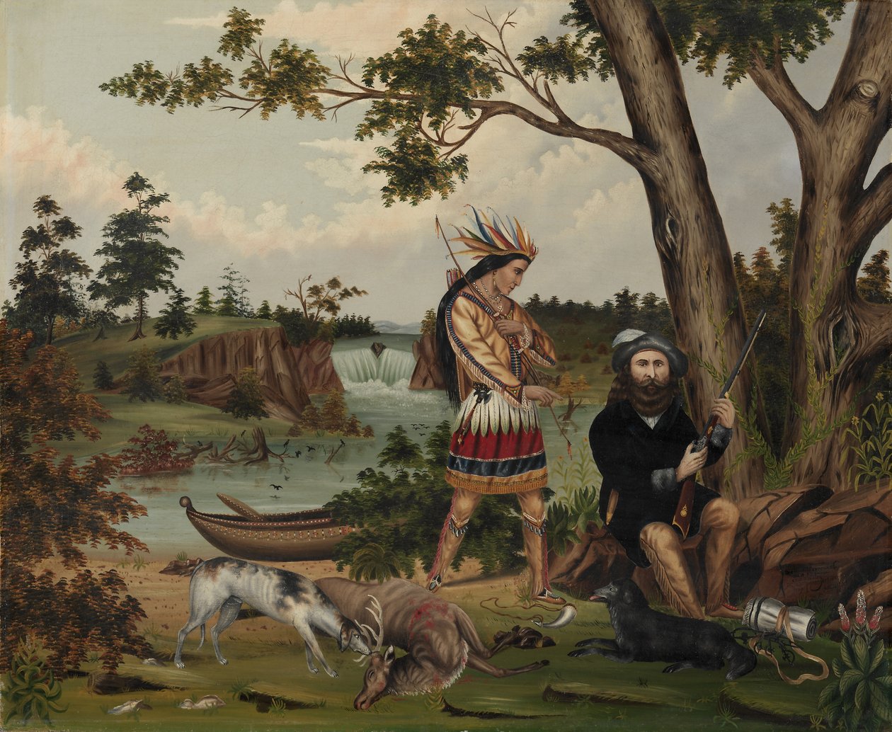 Myśliwy i przewodnik Indian autorstwa C. L. Woodhouse
