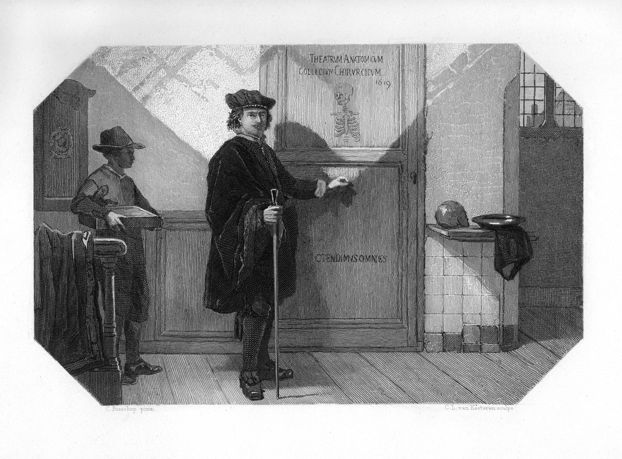 Rembrandt Harmenszoon van Rijn, XVII-wieczny malarz holenderski, ok. 1870. autorstwa Domenico del Barbiere