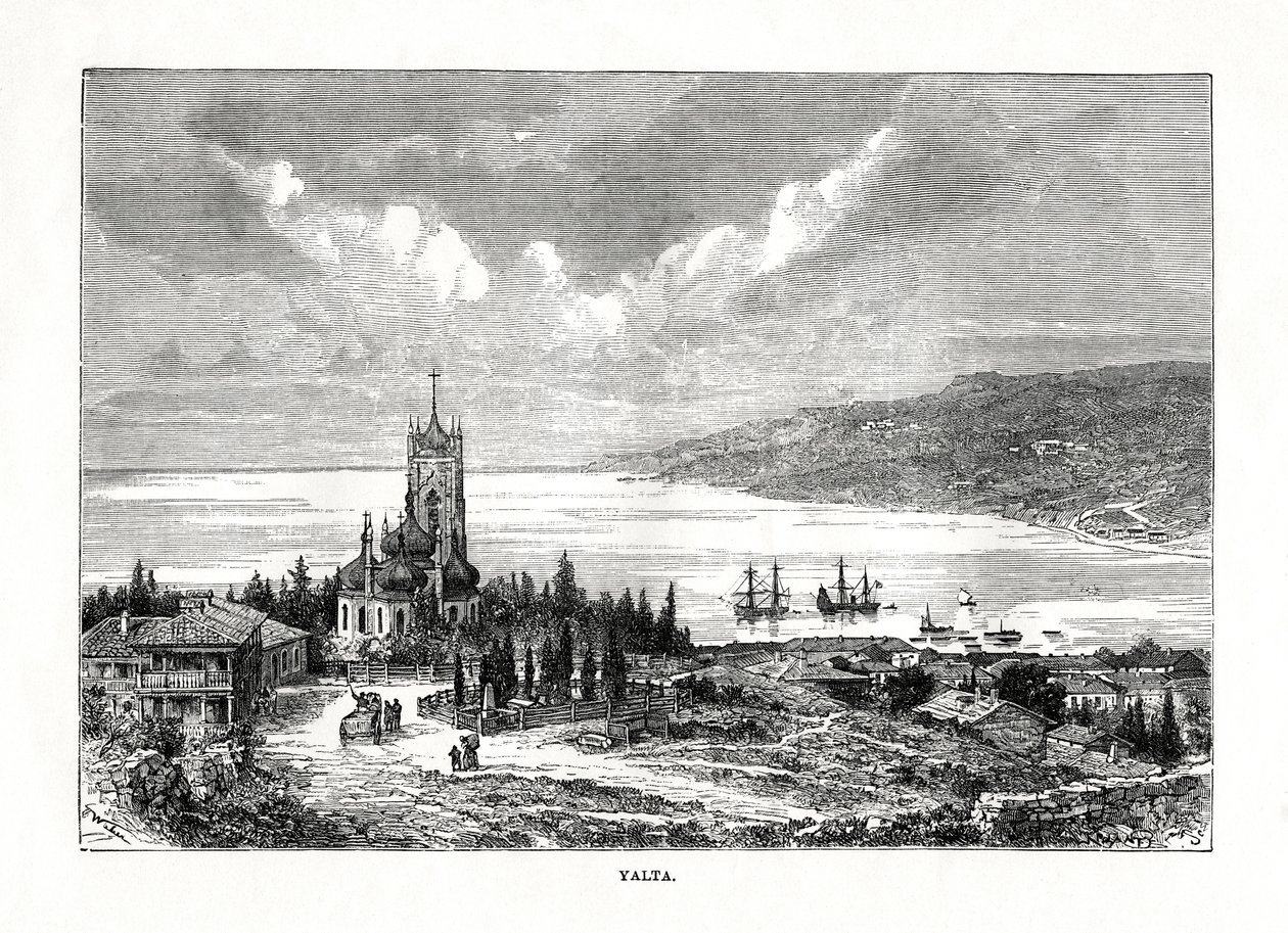 Jałta, południowa Ukraina, 1879. autorstwa C. Laplante