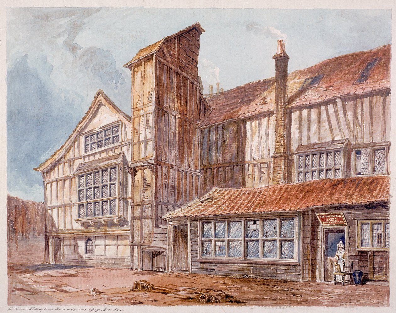 Milton Street, Londyn, c1804 autorstwa C Matthews