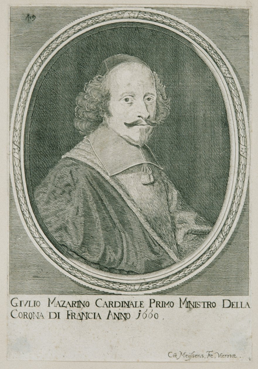 Kardynał Jules Mazarin autorstwa C. Mejssens
