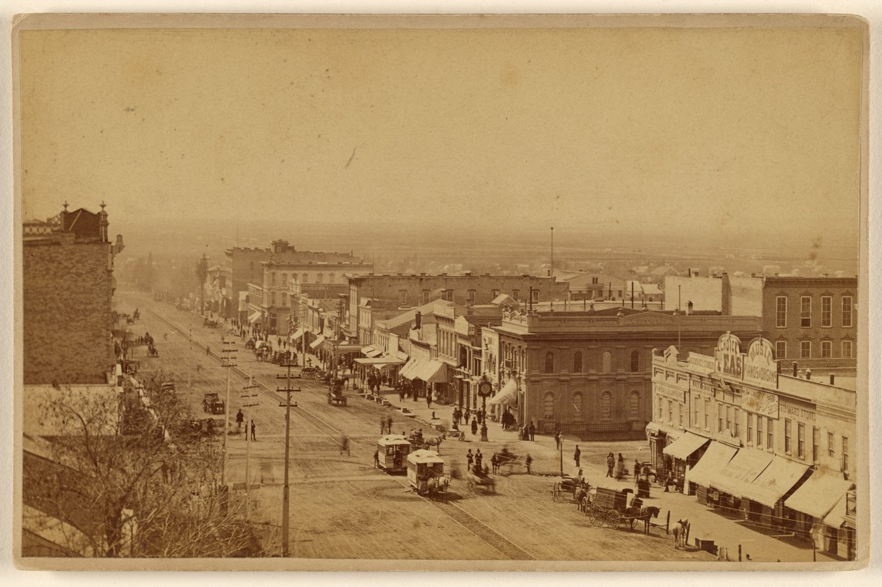 [West Side Main St., Salt Lake City Utah]. autorstwa C. R. Savage