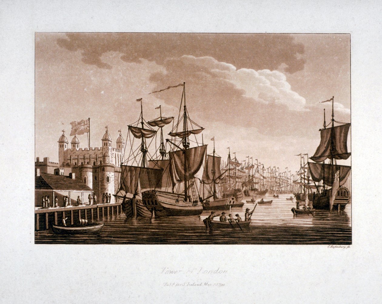 Tower of London, 1799 autorstwa C Rosenberg