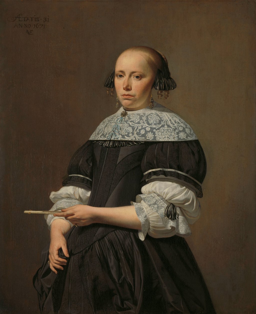 Elisabeth van Kessel (1640-1717), żona Willema Jacobsza Baert autorstwa Cesar Boetius van Everdingen