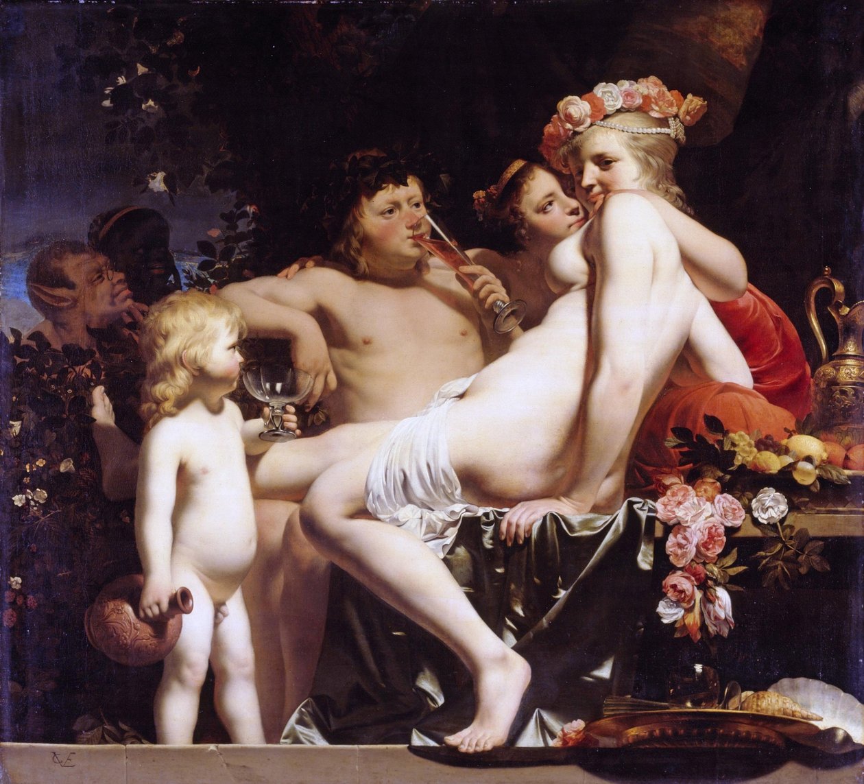 Niemcy: Bachus i Ariadna na Naxos Bachus i Ariadna autorstwa Caesar van Everdingen