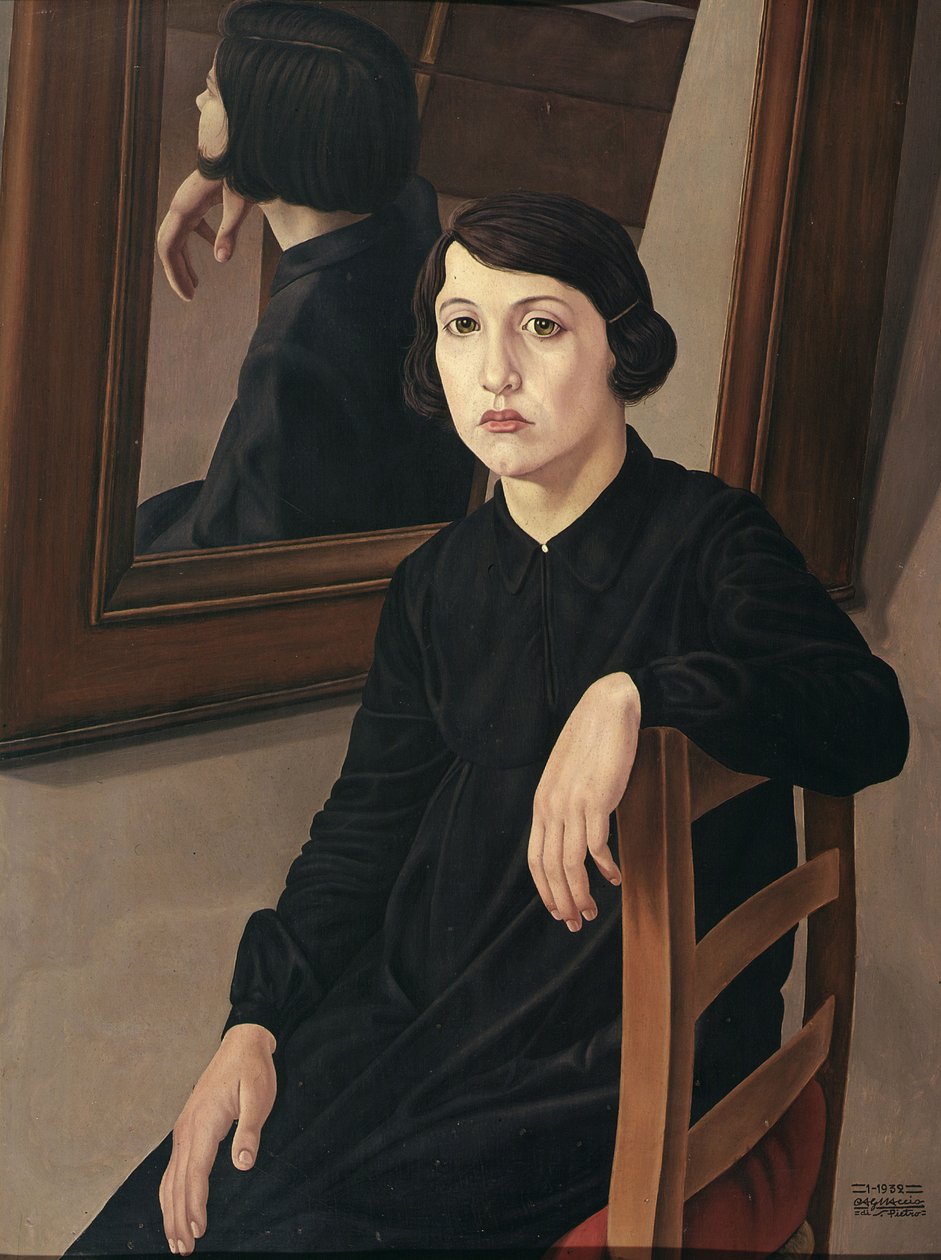 Dziewczyna przed lustrem, 1932. autorstwa Cagnaccio di San Pietro