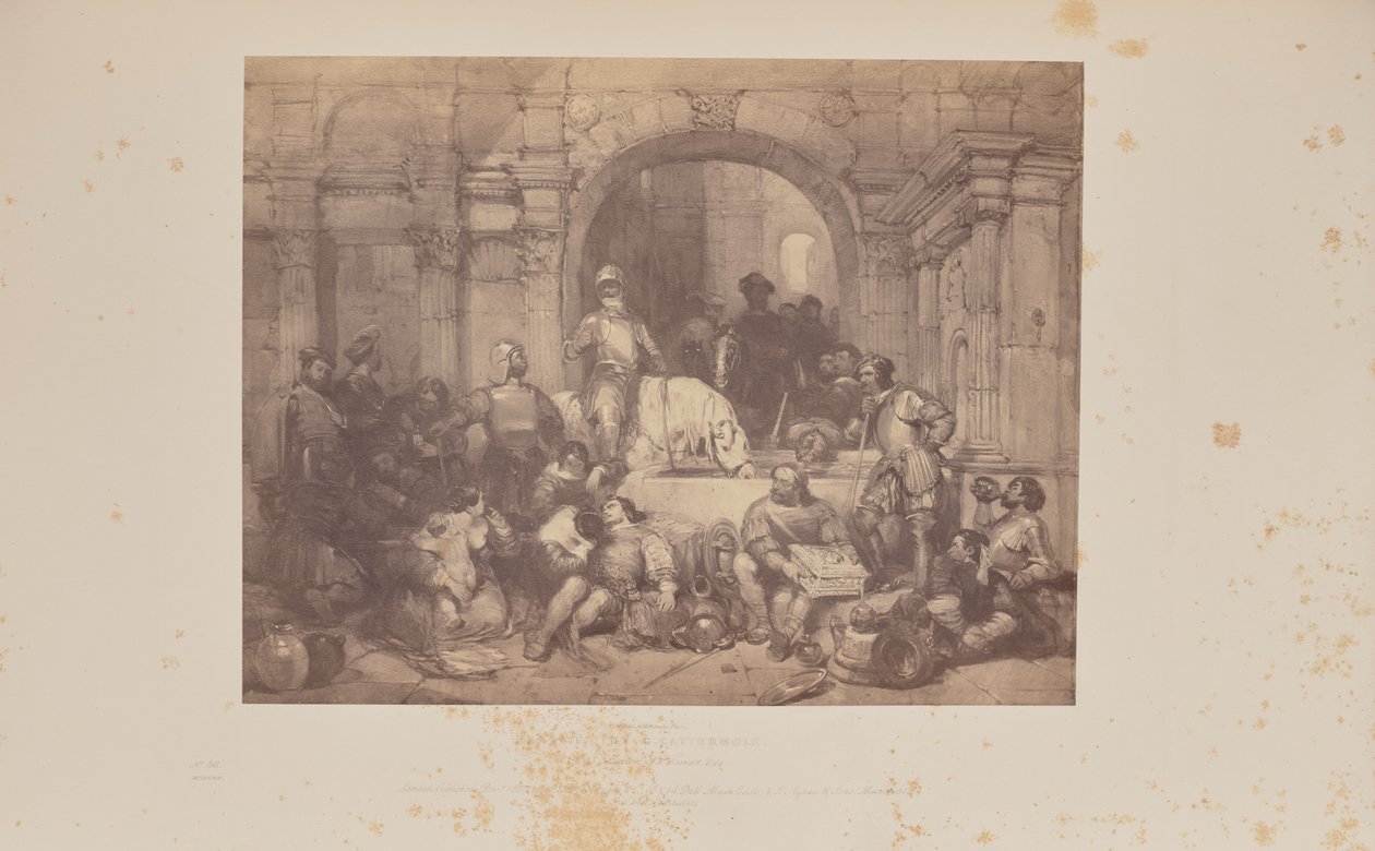 Banditti, autor: G. Cattermole autorstwa Caldesi and Montecchi