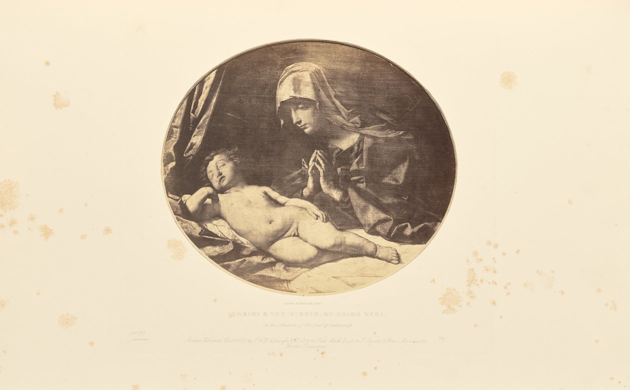 Chrystus i Dziewica, autor: Guido Reni autorstwa Caldesi and Montecchi