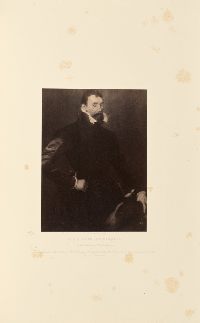 Sir A. More, by Himself autorstwa Caldesi and Montecchi