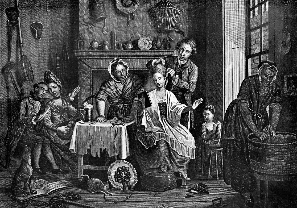 Wysoka żywotność pod schodami, 1772 autorstwa Caldwell