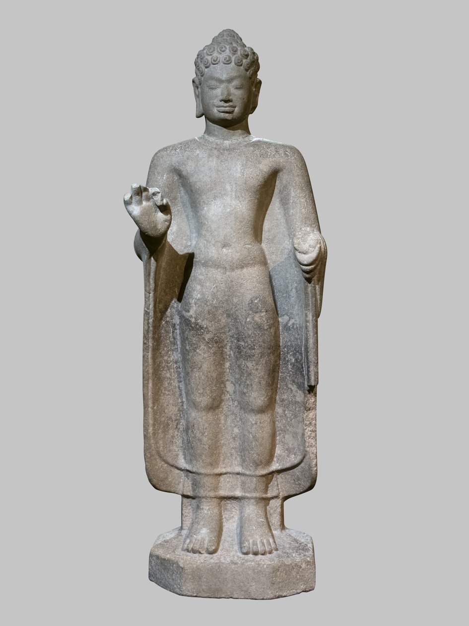 Budda wykonujący gest argumentacji autorstwa Cambodian School