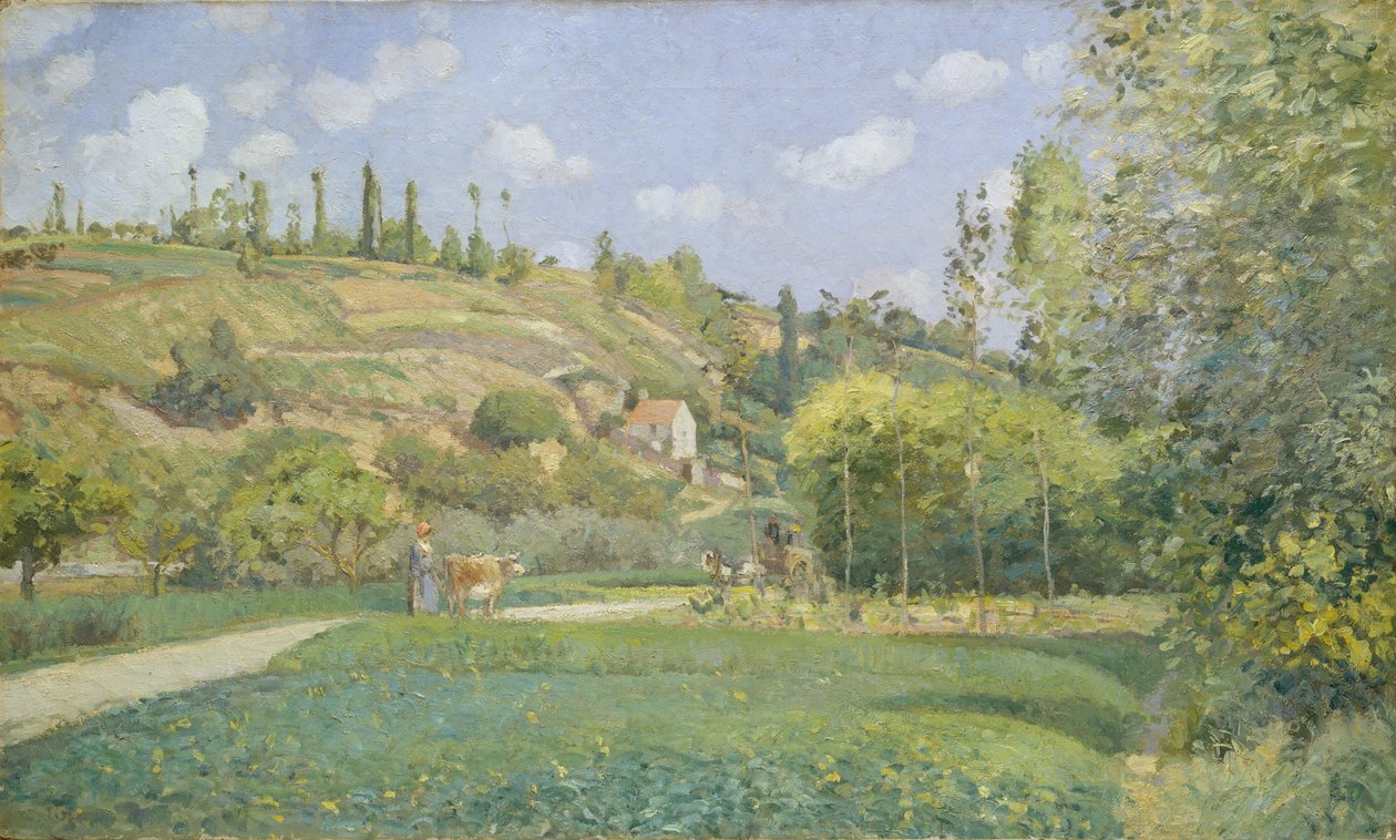Pasterz w Valhermeil, Auvers-sur-Oise autorstwa Camille Jacob Pissarro