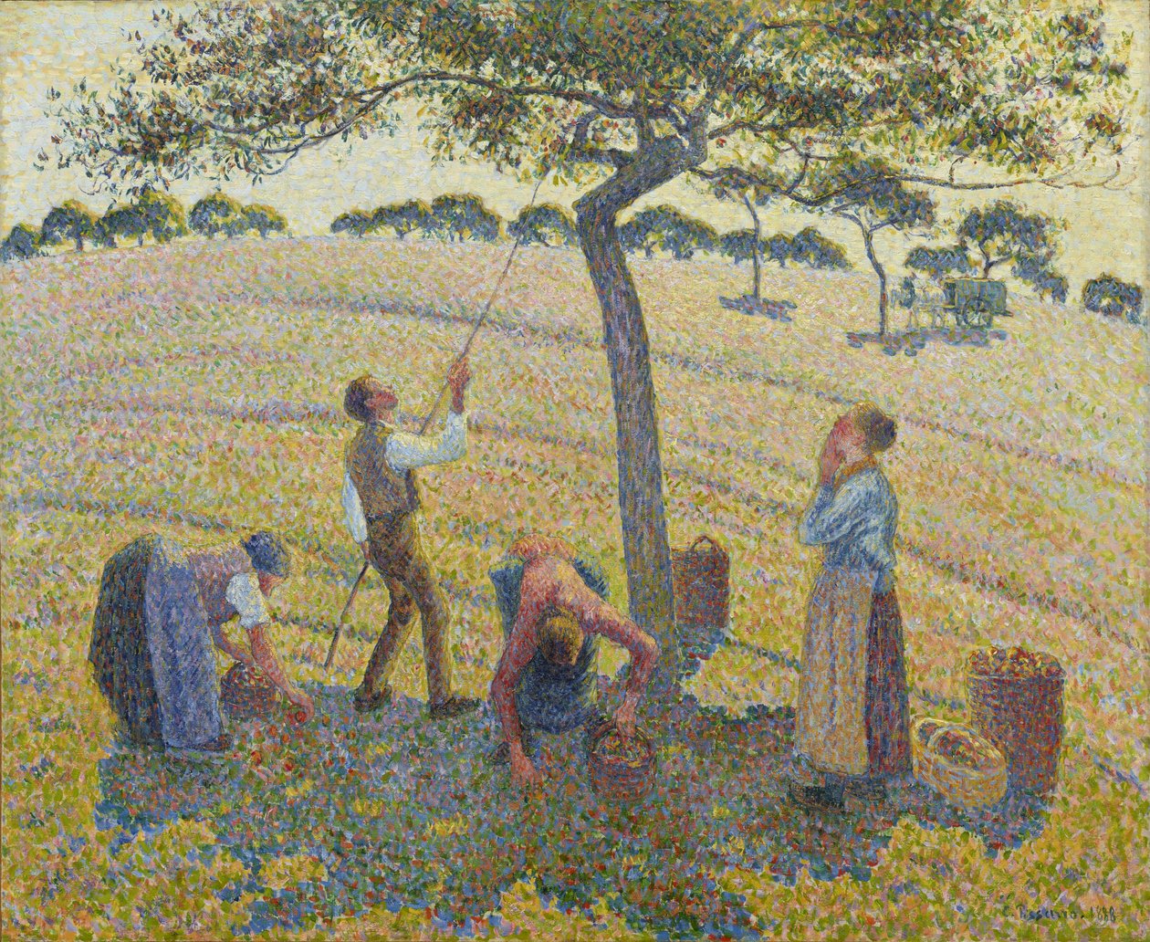 Zbiory jabłek autorstwa Camille Jacob Pissarro
