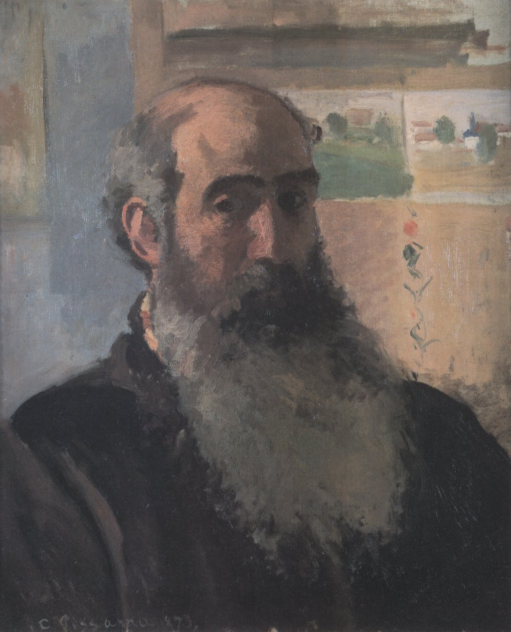 Autoportret autorstwa Camille Jacob Pissarro