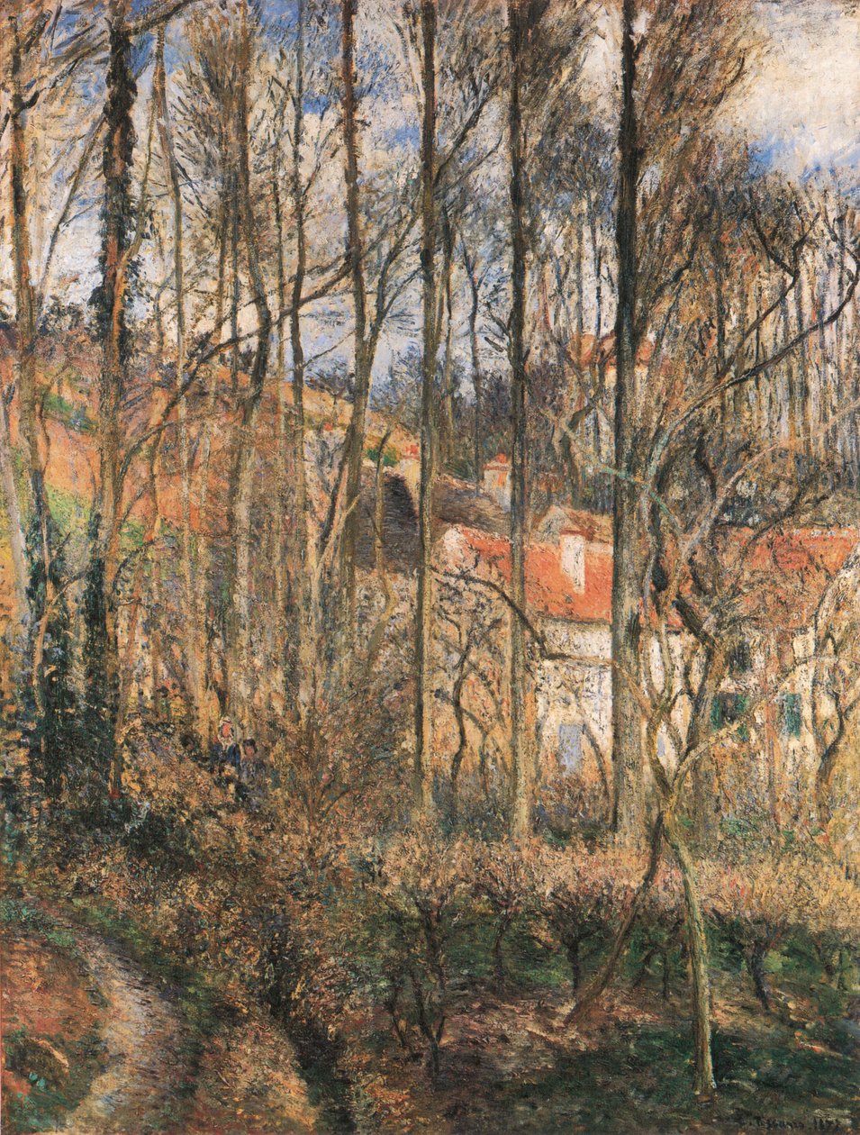 Côtes Saint-Denis w Pontoise autorstwa Camille Jacob Pissarro