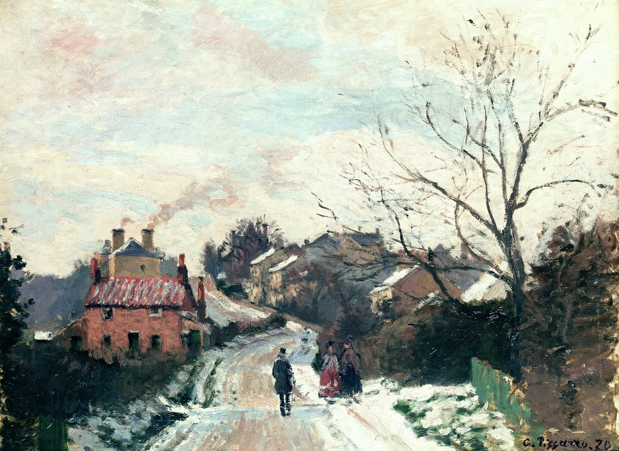Fox hill, Upper Norwood, 1870 autorstwa Camille Jacob Pissarro