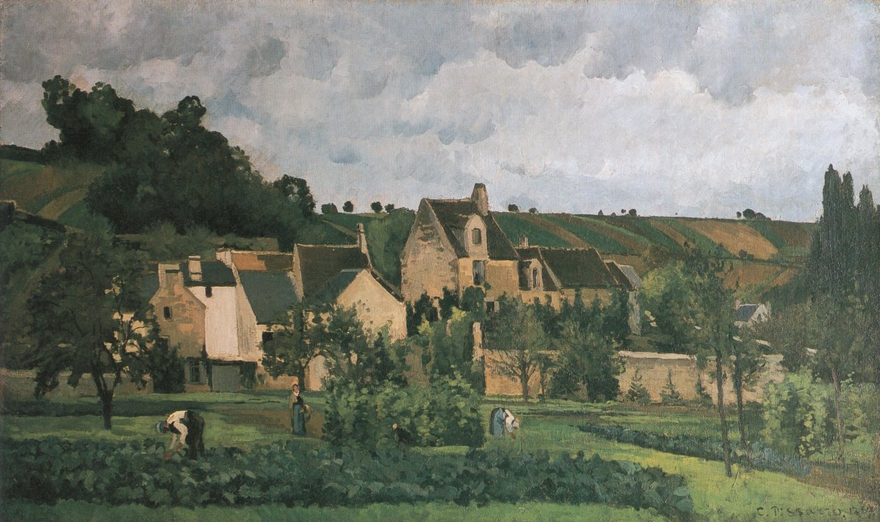Pustelnia w Pontoise autorstwa Camille Jacob Pissarro