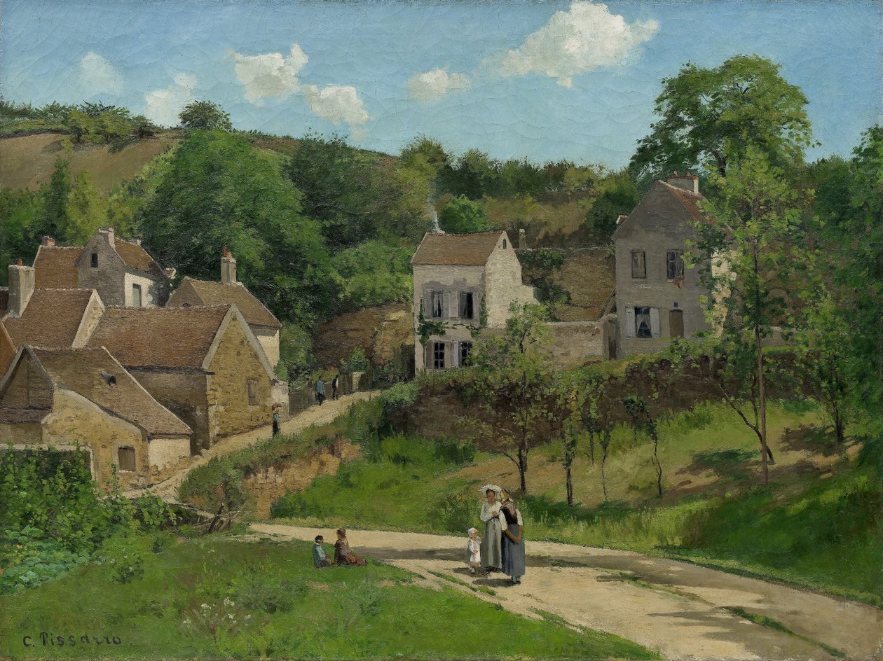 LHermitage w Pontoise autorstwa Camille Jacob Pissarro