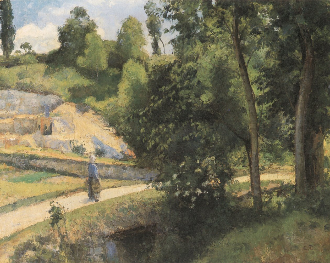 La Carrière, Pontoise autorstwa Camille Jacob Pissarro