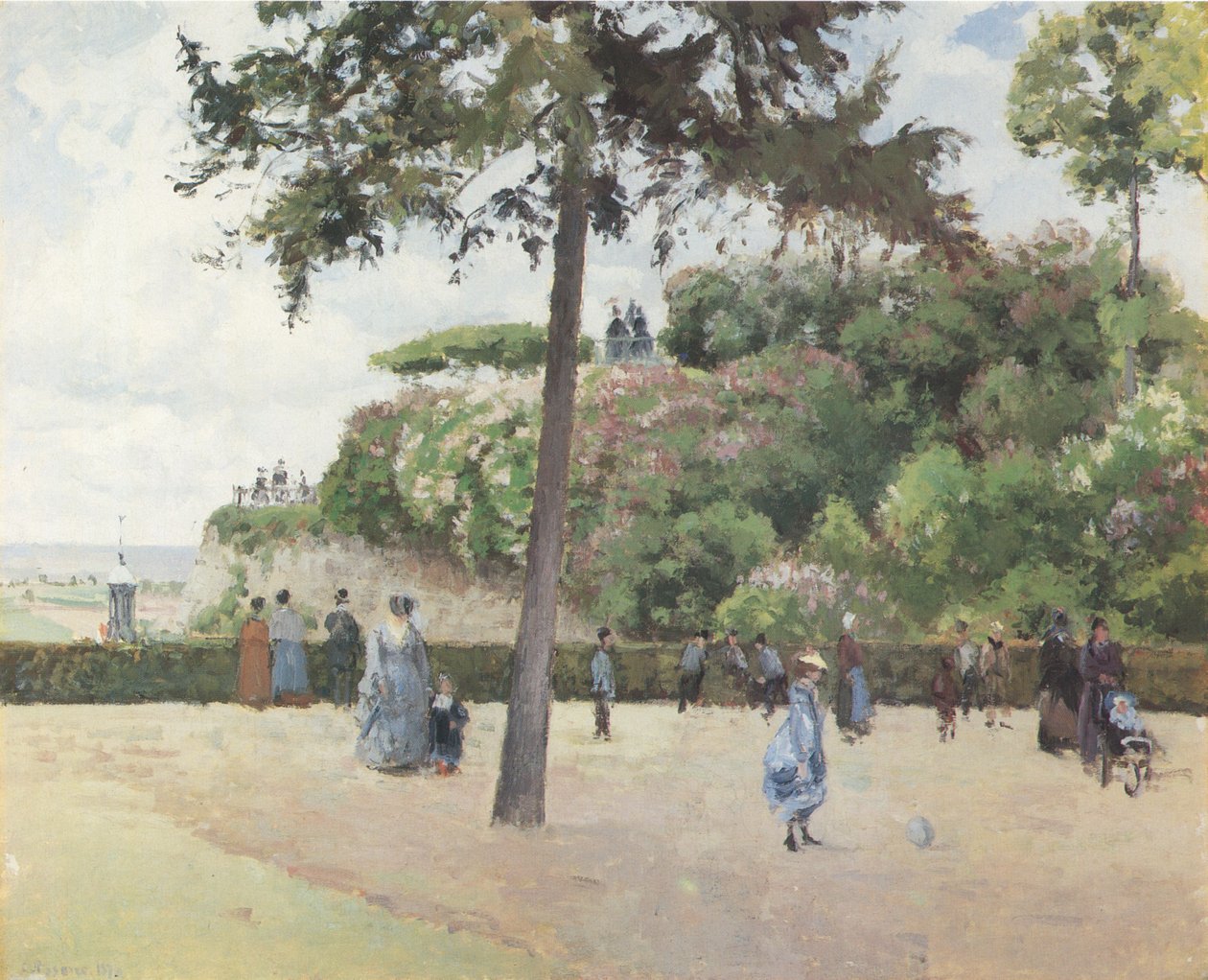 Ogród Miejski, Pontoise autorstwa Camille Jacob Pissarro