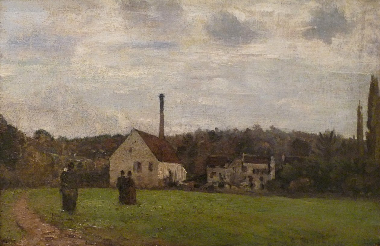 Mała Fabryka autorstwa Camille Jacob Pissarro