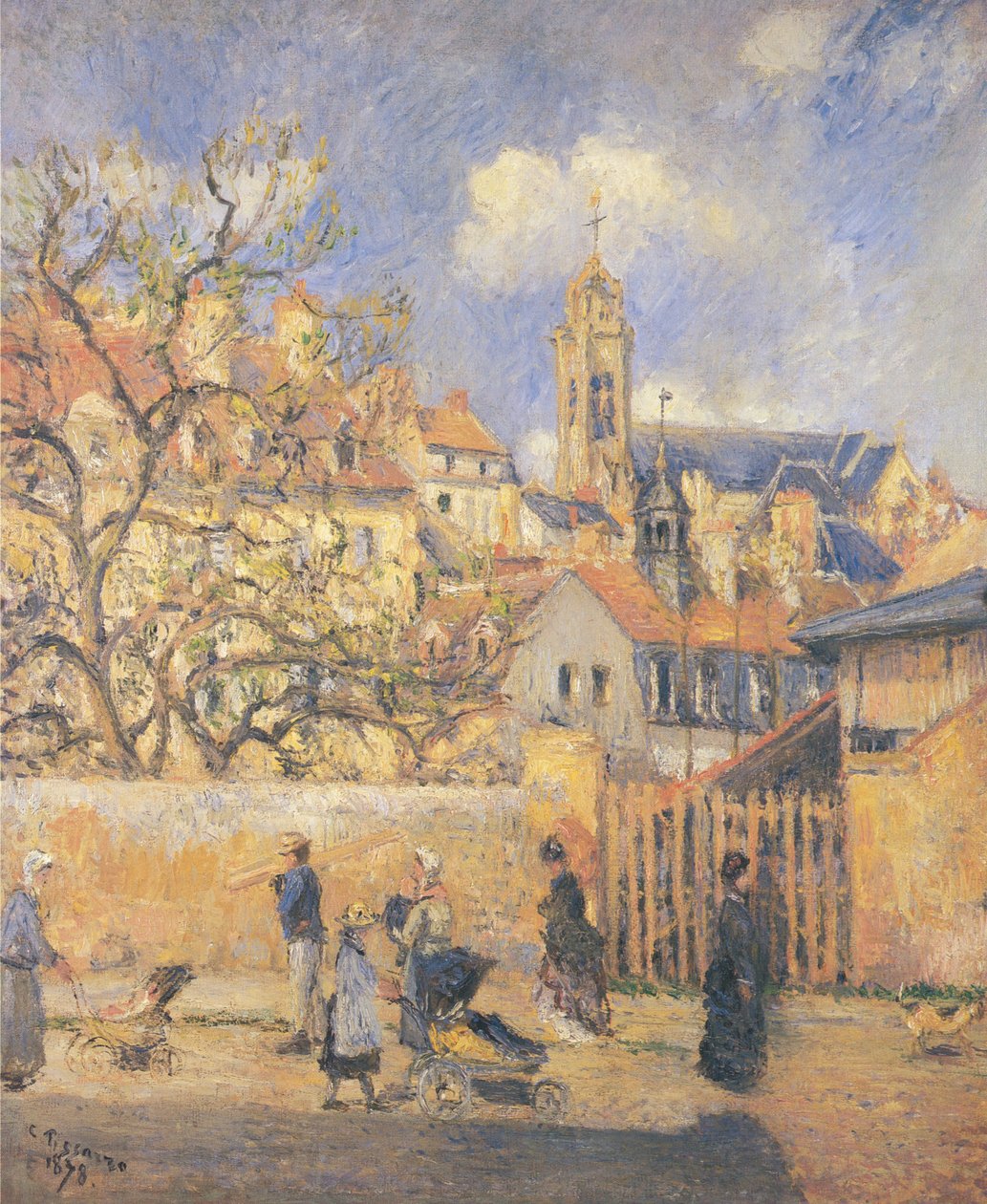 Parc aux Charette, Pontoise autorstwa Camille Jacob Pissarro