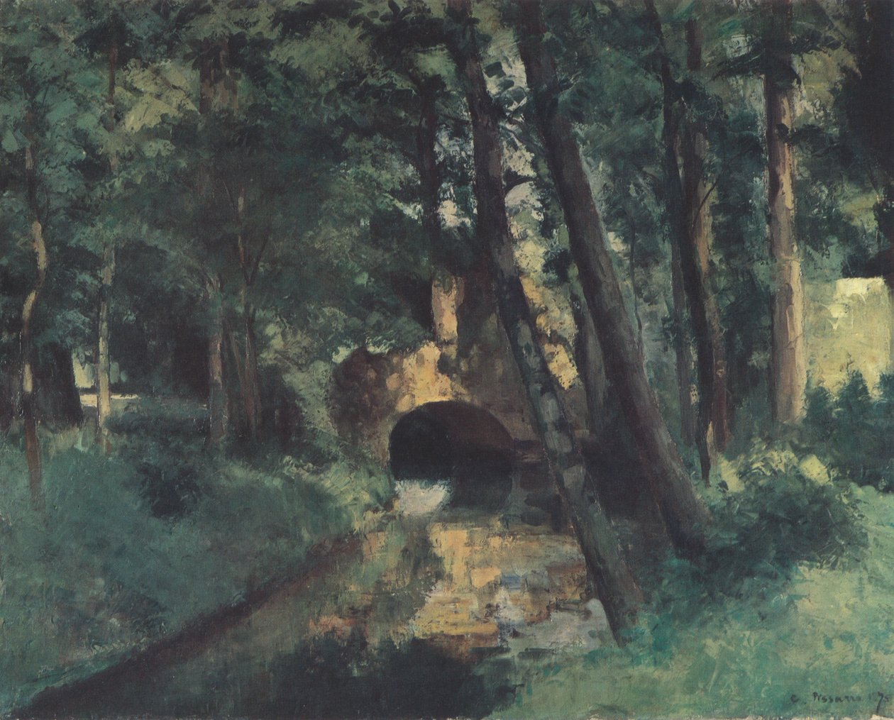 Mały Most autorstwa Camille Jacob Pissarro