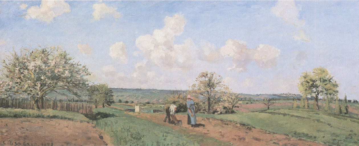 Wiosna autorstwa Camille Jacob Pissarro