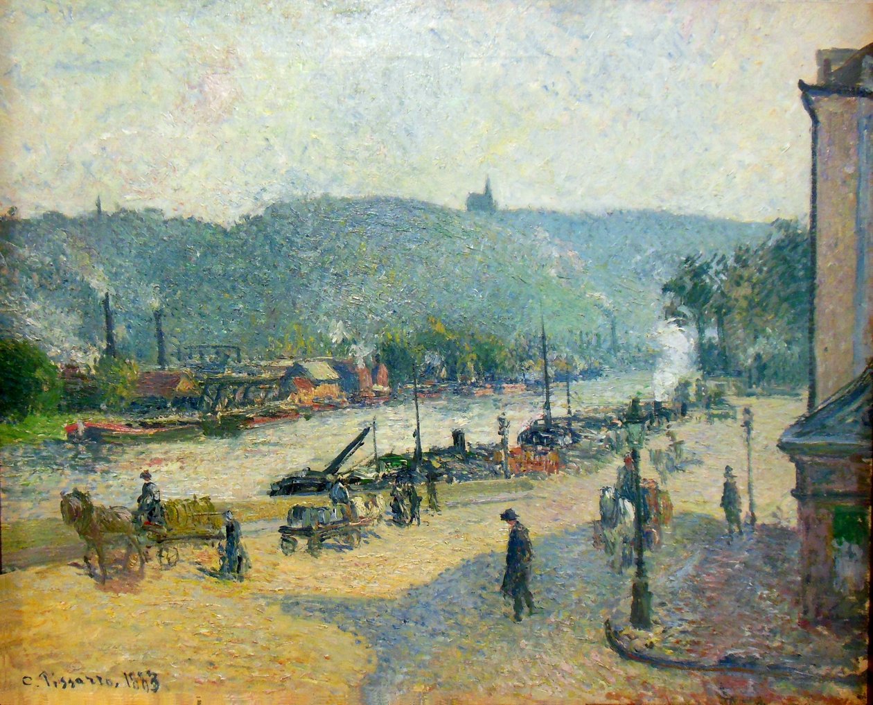 Place Lafayette autorstwa Camille Jacob Pissarro