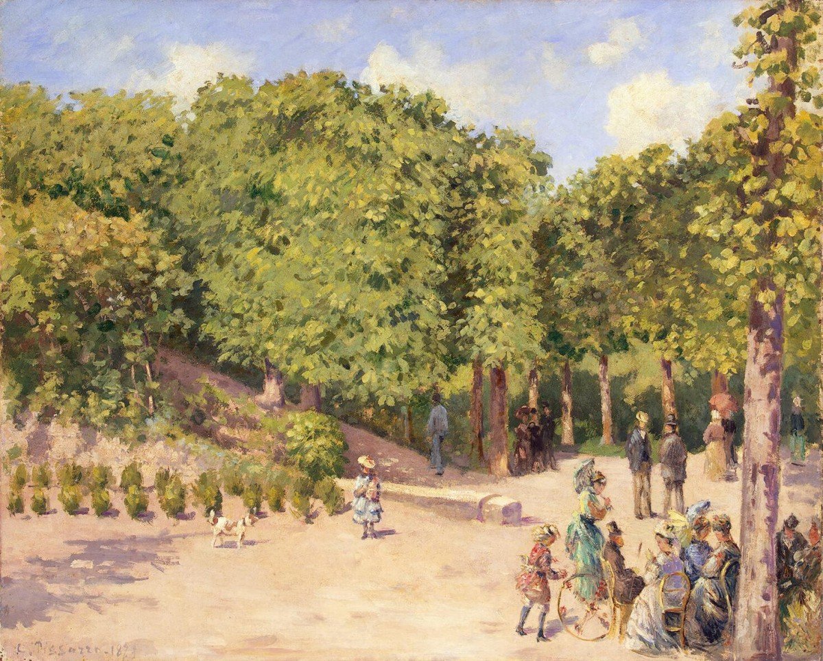 Park Miejski w Pontoise autorstwa Camille Jacob Pissarro