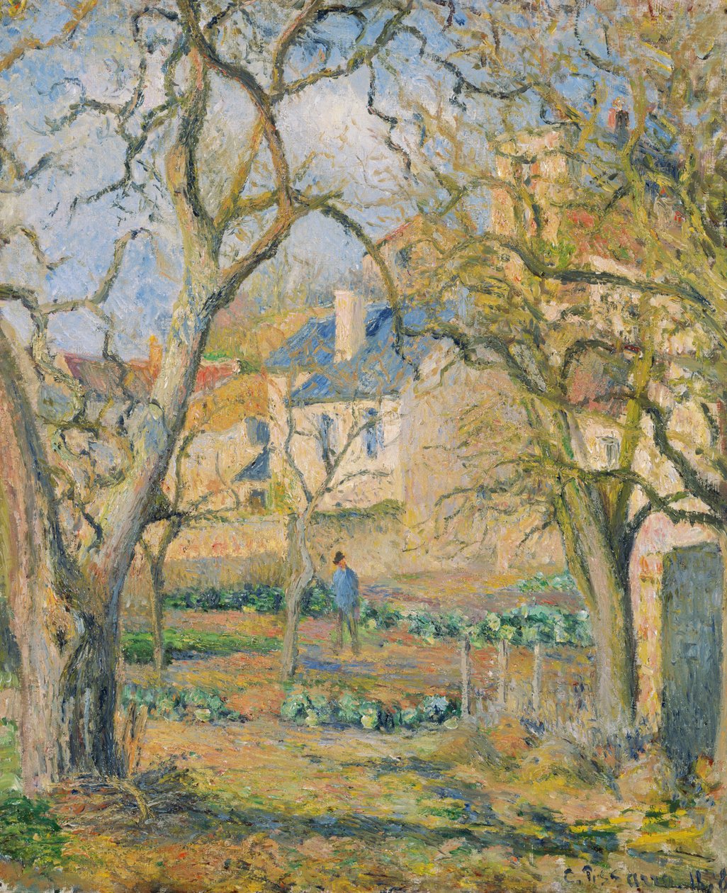 Ogród warzywny autorstwa Camille Jacob Pissarro