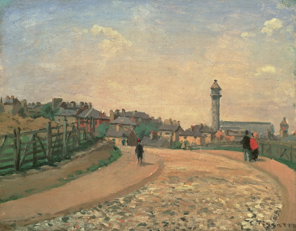 Kryształowy Pałac, Upper Norwood autorstwa Camille Jacob Pissarro