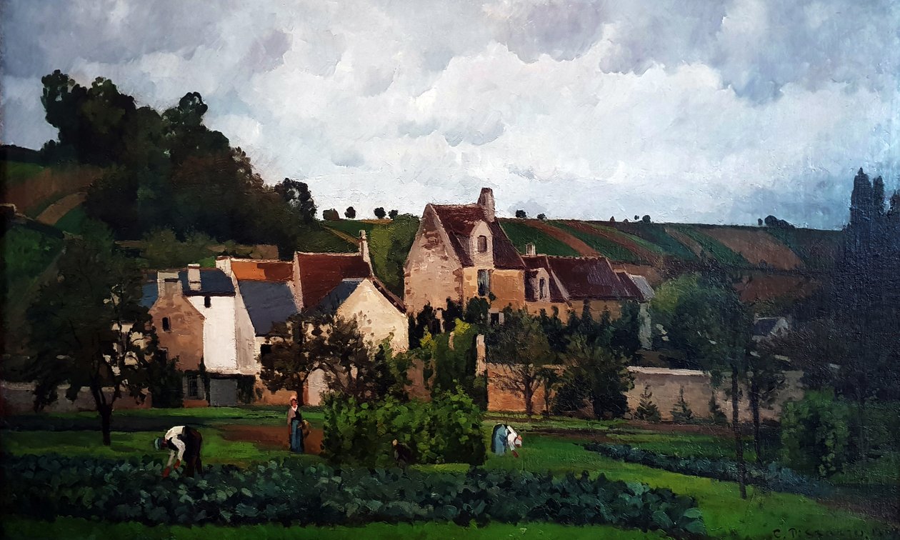 Pustelnia w Pontoise autorstwa Camille Jacob Pissarro