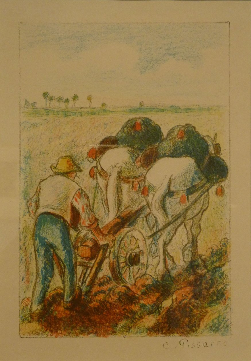 Pług autorstwa Camille Jacob Pissarro