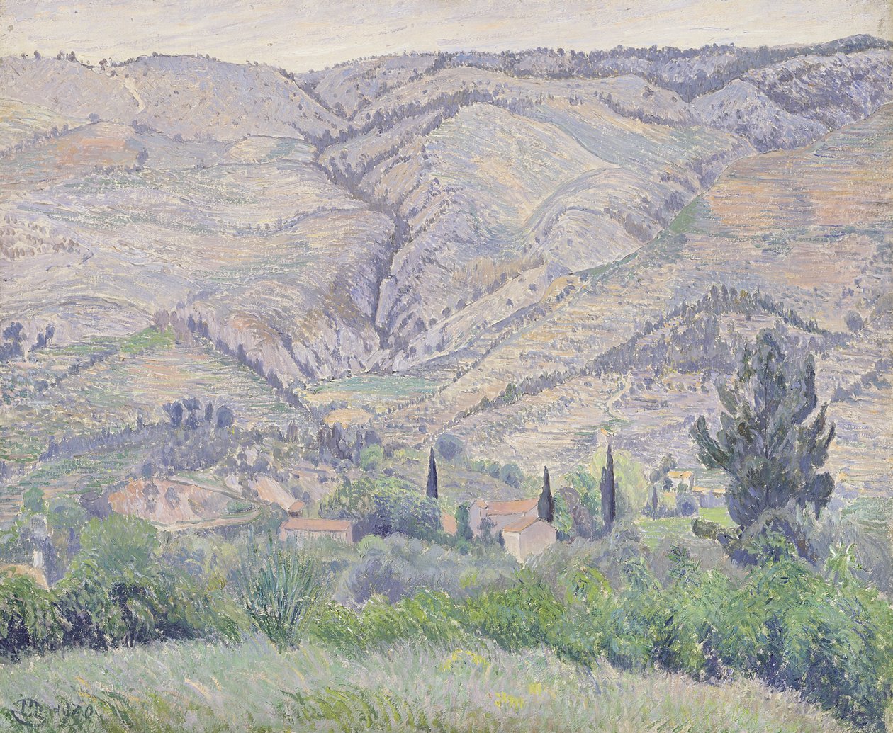 Le Ragas, niedaleko Tulonu, ok. 1930 autorstwa Camille Jacob Pissarro