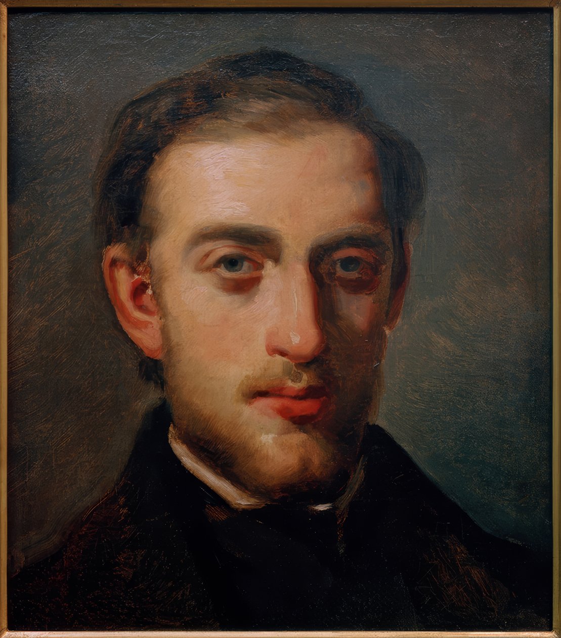 Portret malarza Fritza Melbye autorstwa Camille Jacob Pissarro
