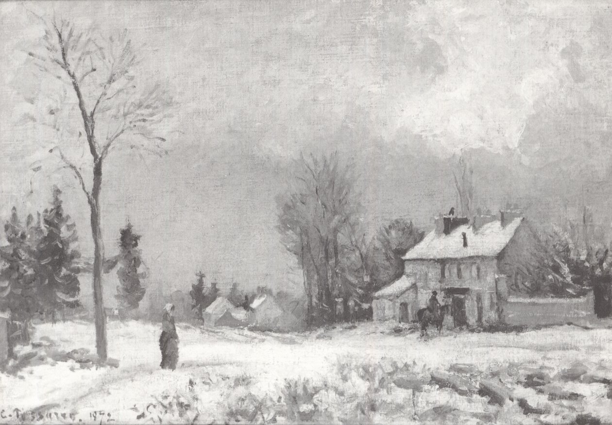 Trasa z Wersalu do Saint-Germain do Louveciennes autorstwa Camille Jacob Pissarro