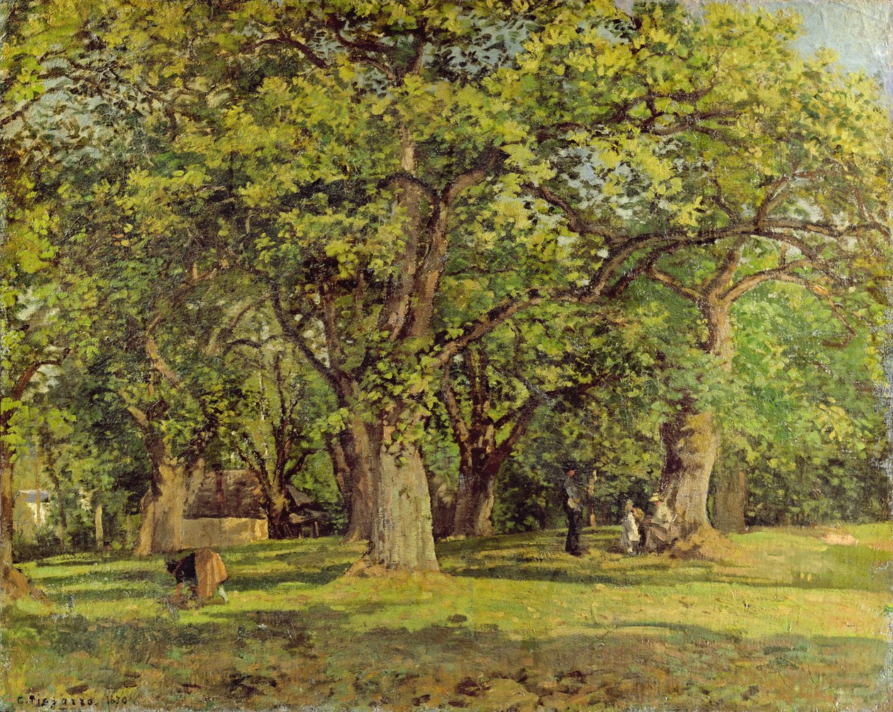 Las, 1870 autorstwa Camille Jacob Pissarro