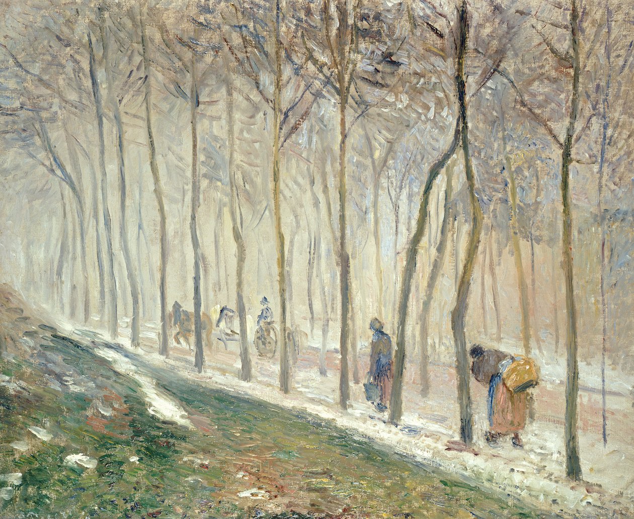 Droga przez las autorstwa Camille Jacob Pissarro