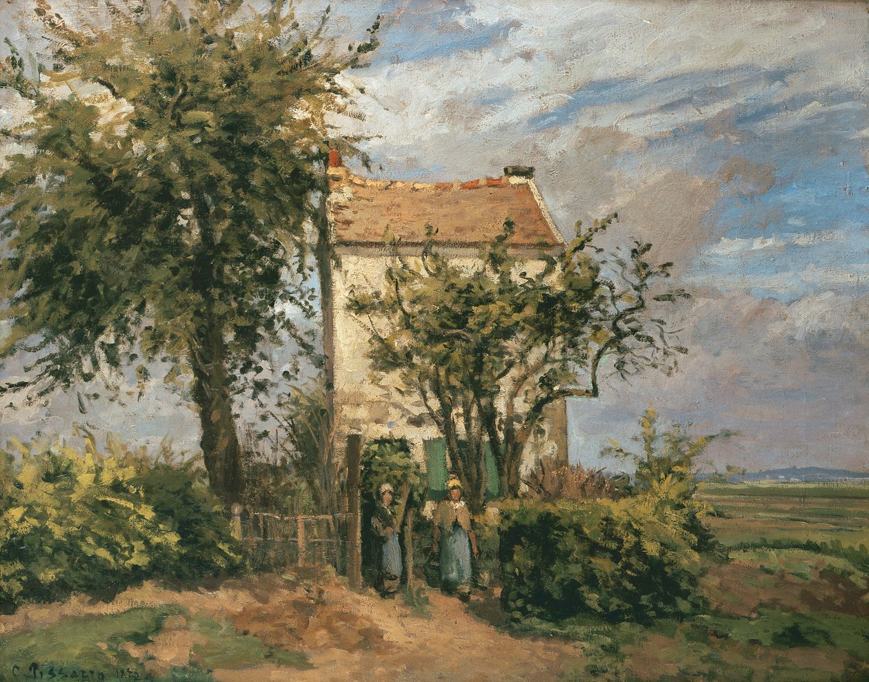 Droga do Rueil autorstwa Camille Jacob Pissarro