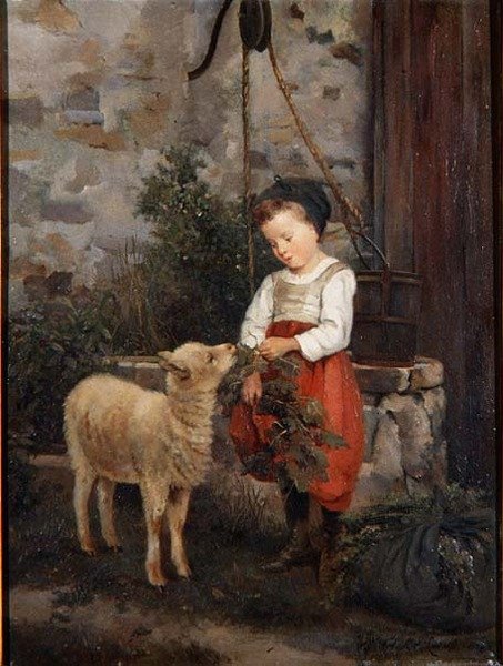 Baranek domowy autorstwa Camille Leopold Cabaillot Lasalle