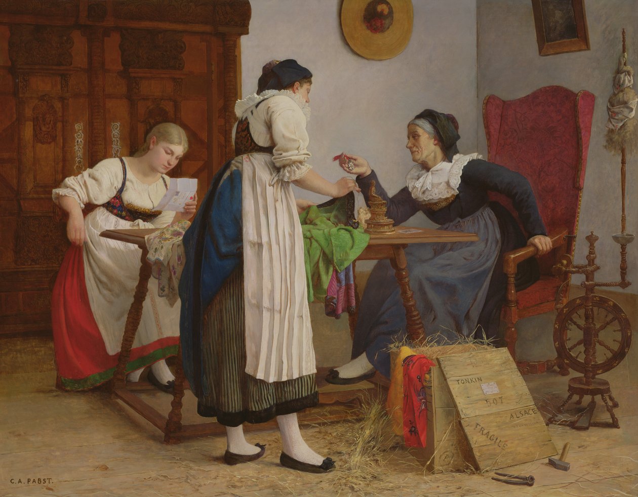 List od Tonkina, 1898 autorstwa Camille Alfred Pabst