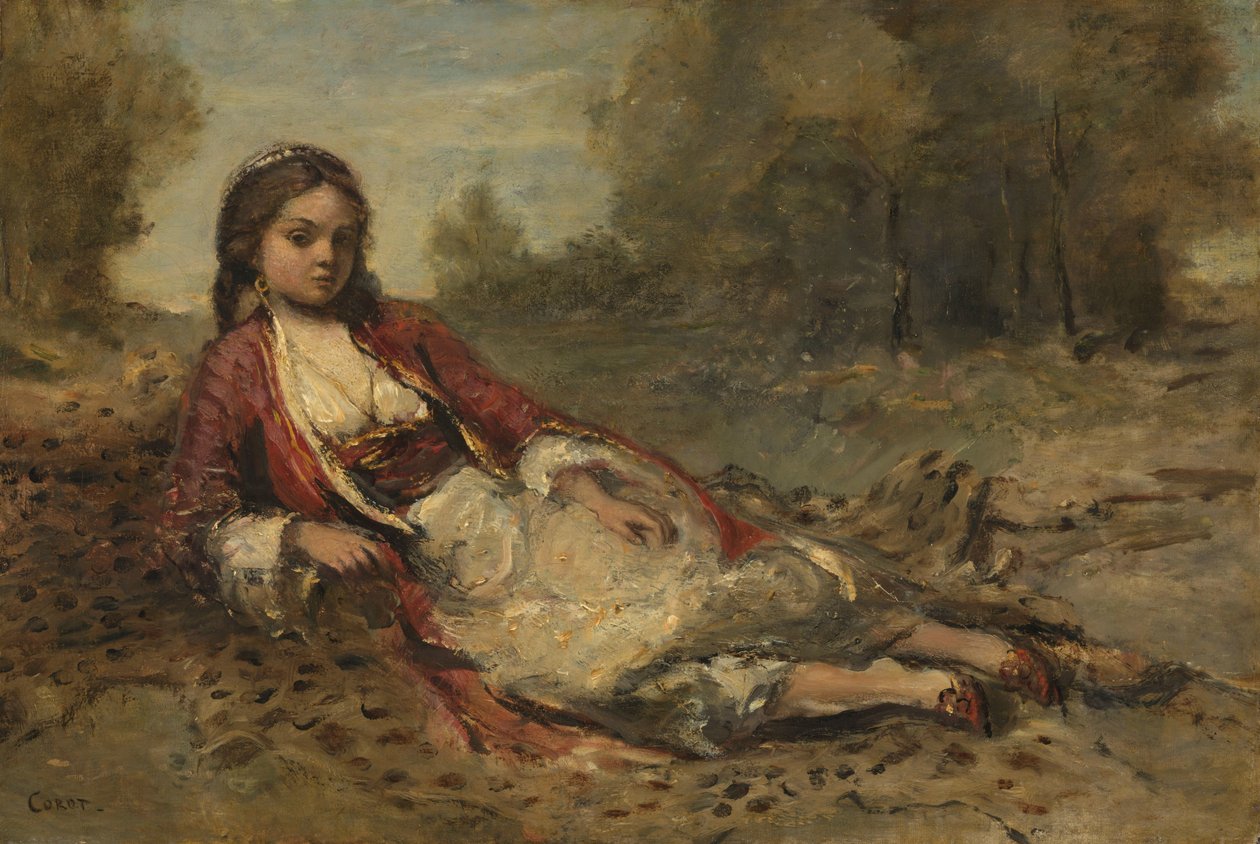 algierski autorstwa Camille Corot