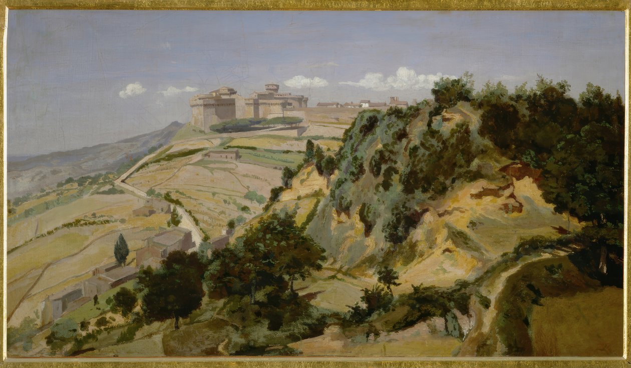 Cytadela Volterry autorstwa Jean Baptiste Camille Corot
