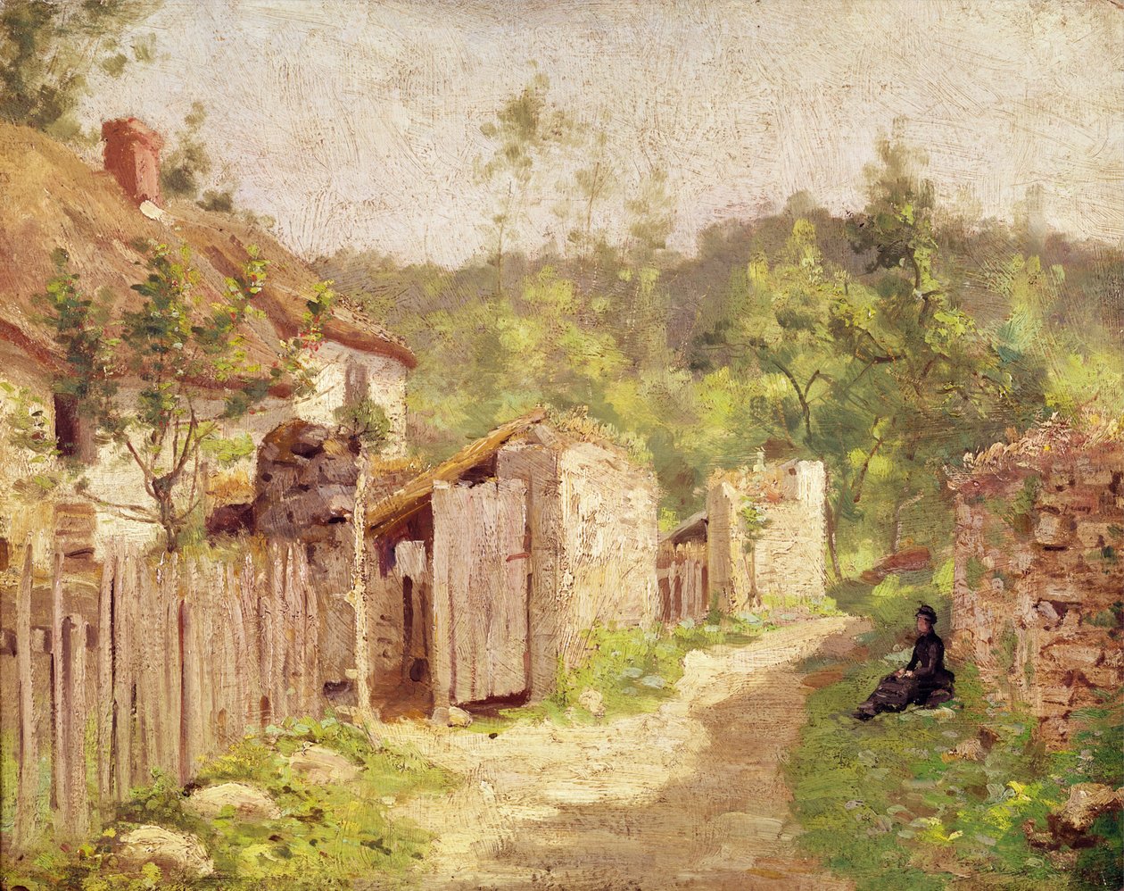 Dom Daumiera w Valmondois autorstwa Camille Jacob Pissarro