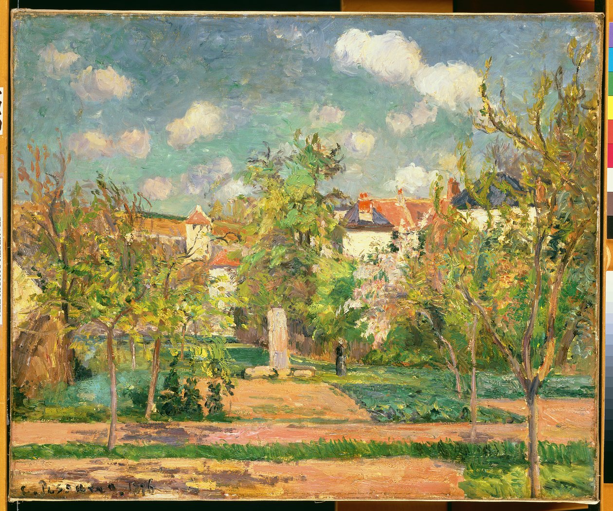 Ogród, ok.1876 autorstwa Camille Jacob Pissarro