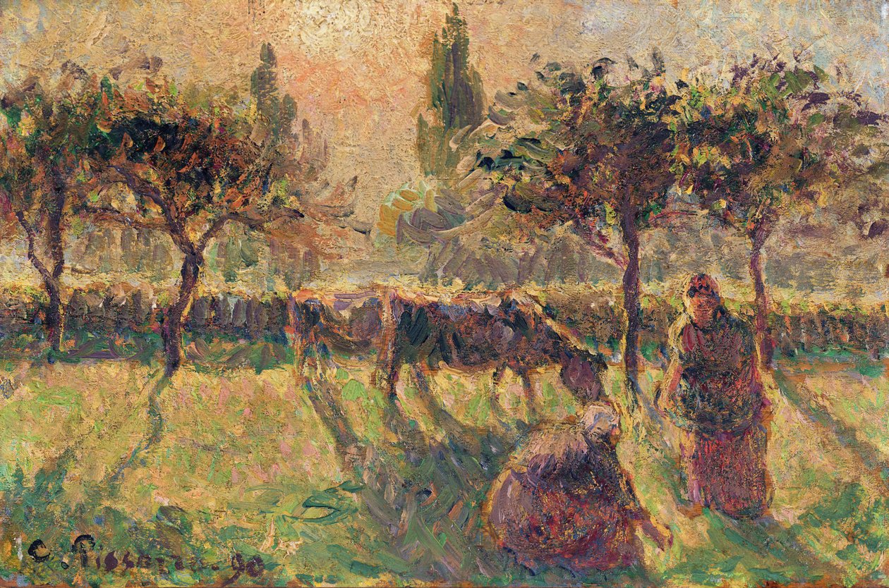 Na polach, 1890 autorstwa Camille Jacob Pissarro