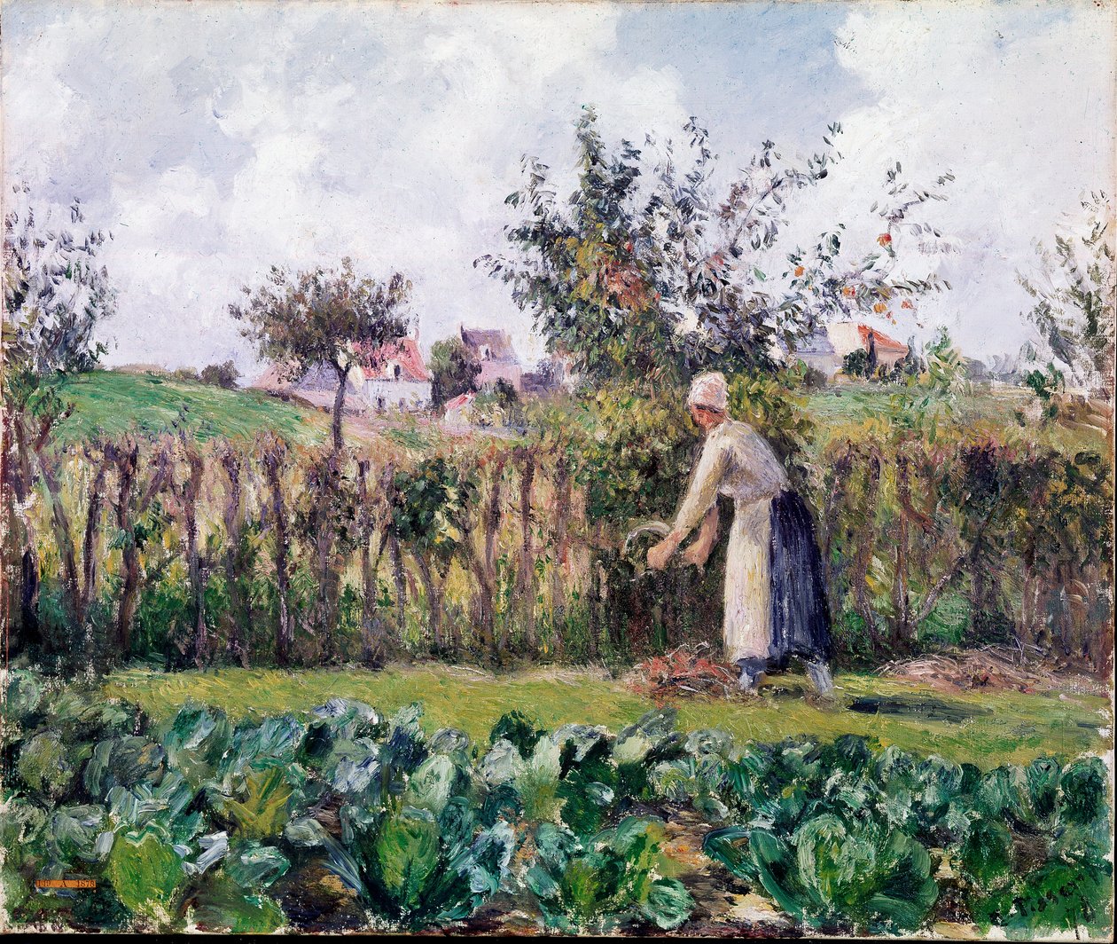 W ogrodzie autorstwa Camille Jacob Pissarro