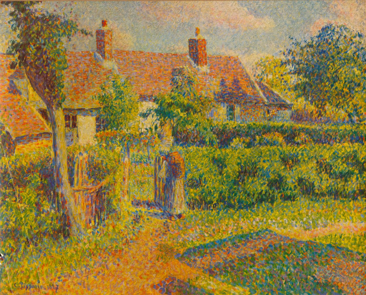 Chata, 1887, 1935. autorstwa Camille Jacob Pissarro